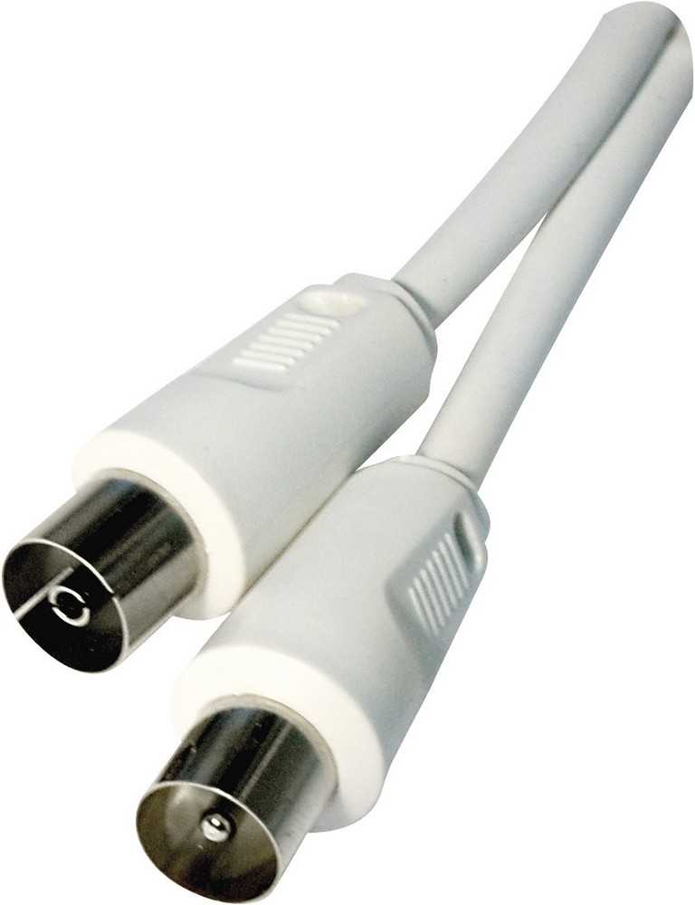 Anténní koaxiální kabel 10 m rovná vidlice EMOS