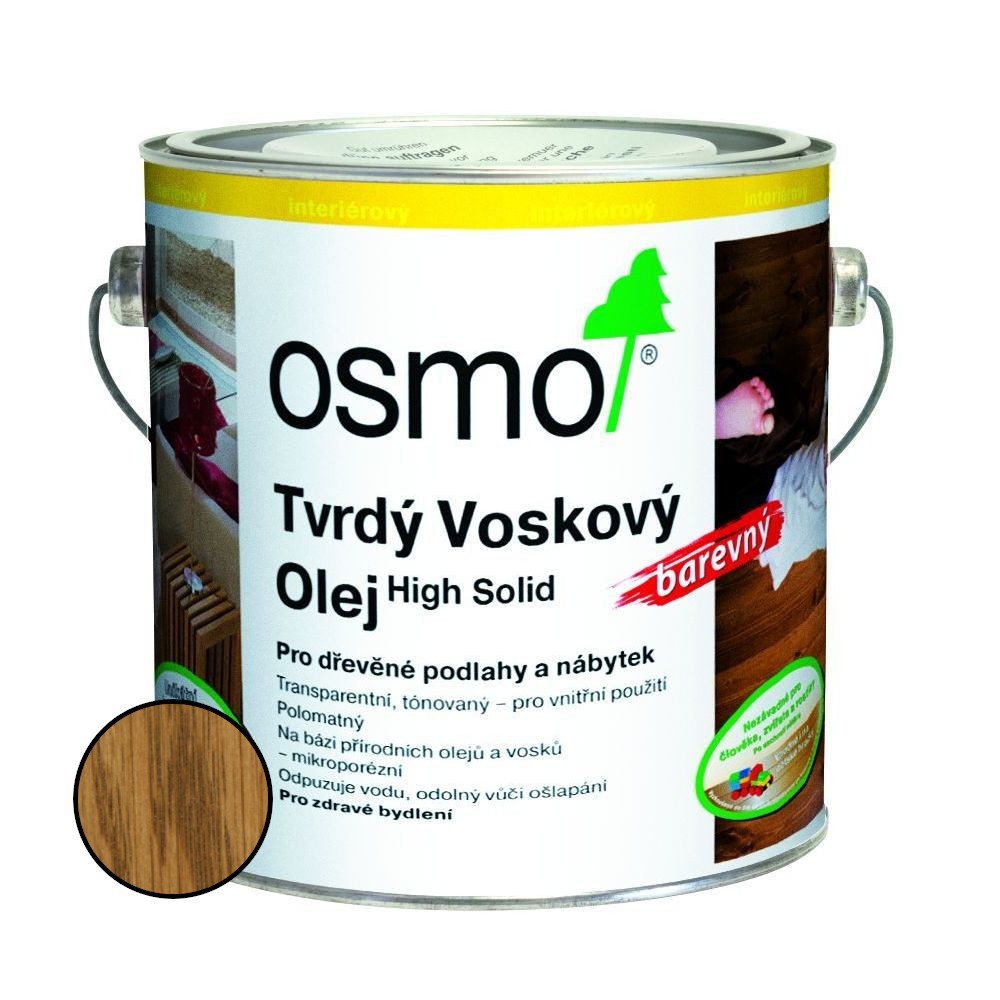 Olej tvrdý voskový Osmo 3072jantar 2