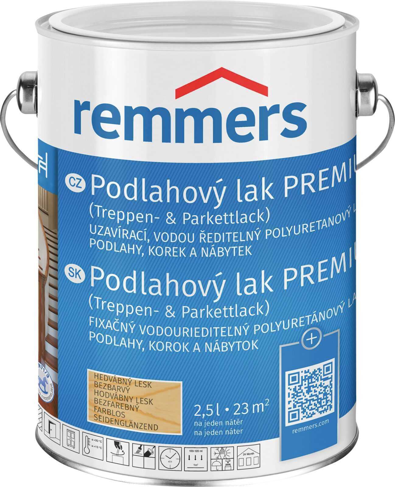 Lak podlahový Remmers Premium bezbarvý 2390 lesklý