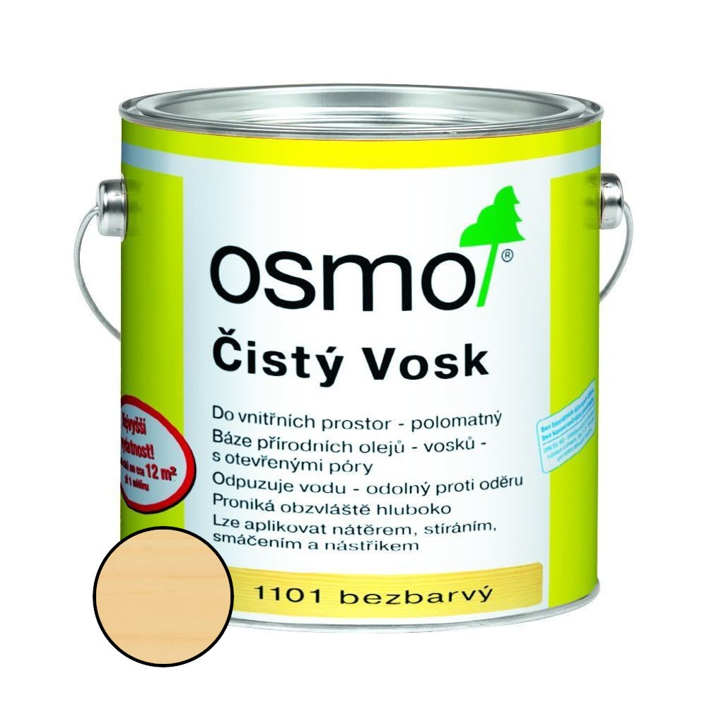 Vosk čistý Osmo 1101 bezbarvý 2