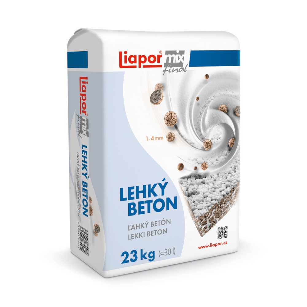 Beton lehký Liapor Mix final 23 kg Lias Vintířov k.s.