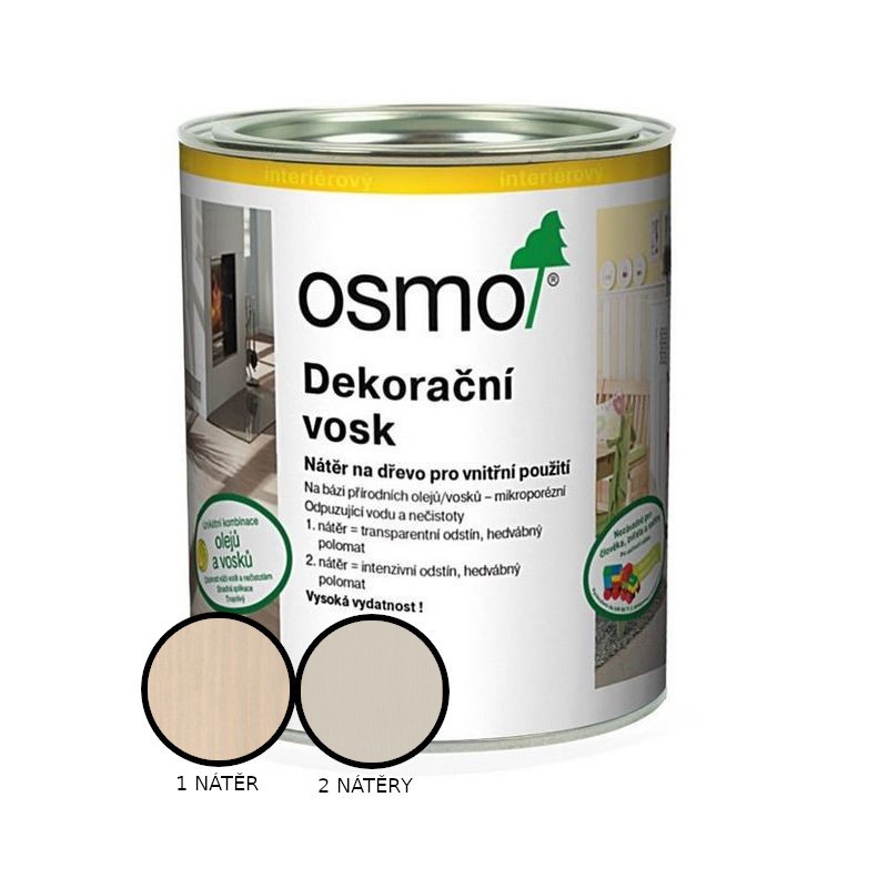 Vosk dekorační Osmo 3181 intenzivní křemen 0