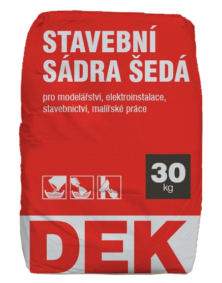 Sádra stavební DEK šedá