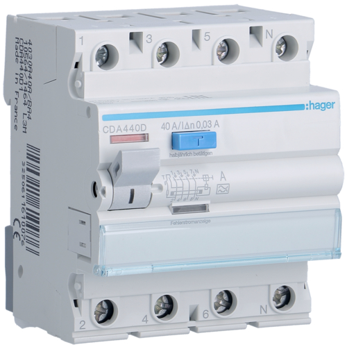 Chránič proudový Hager CDA440D Hager