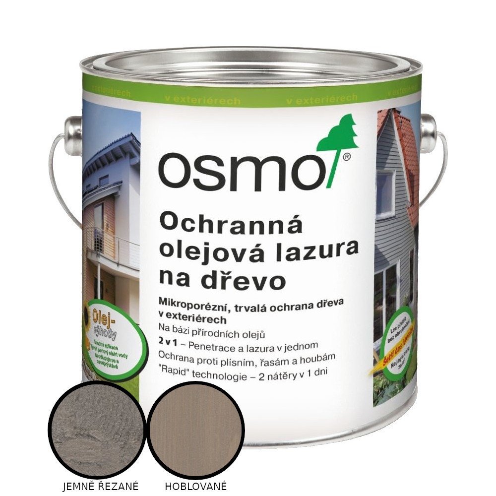 Lazura olejová ochranná Osmo Effekt 1142 stříb. grafit 0