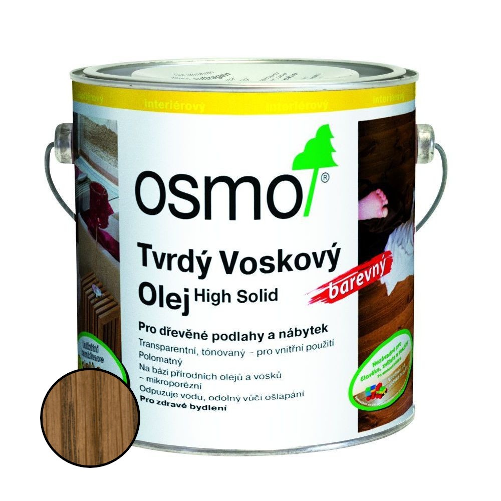 Olej tvrdý voskový Osmo 3073 hnědá zem 2