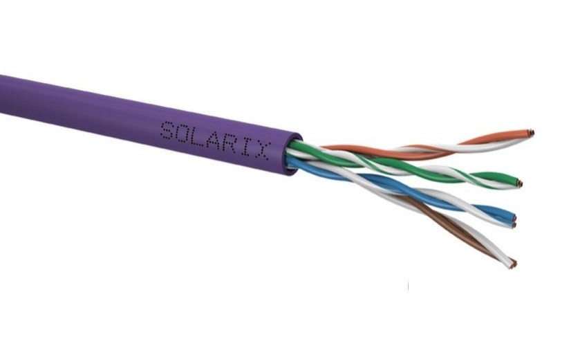 Kabel instalační Solarix CAT5e UTP bez stínění LSOH 305 m/bal. Solarix
