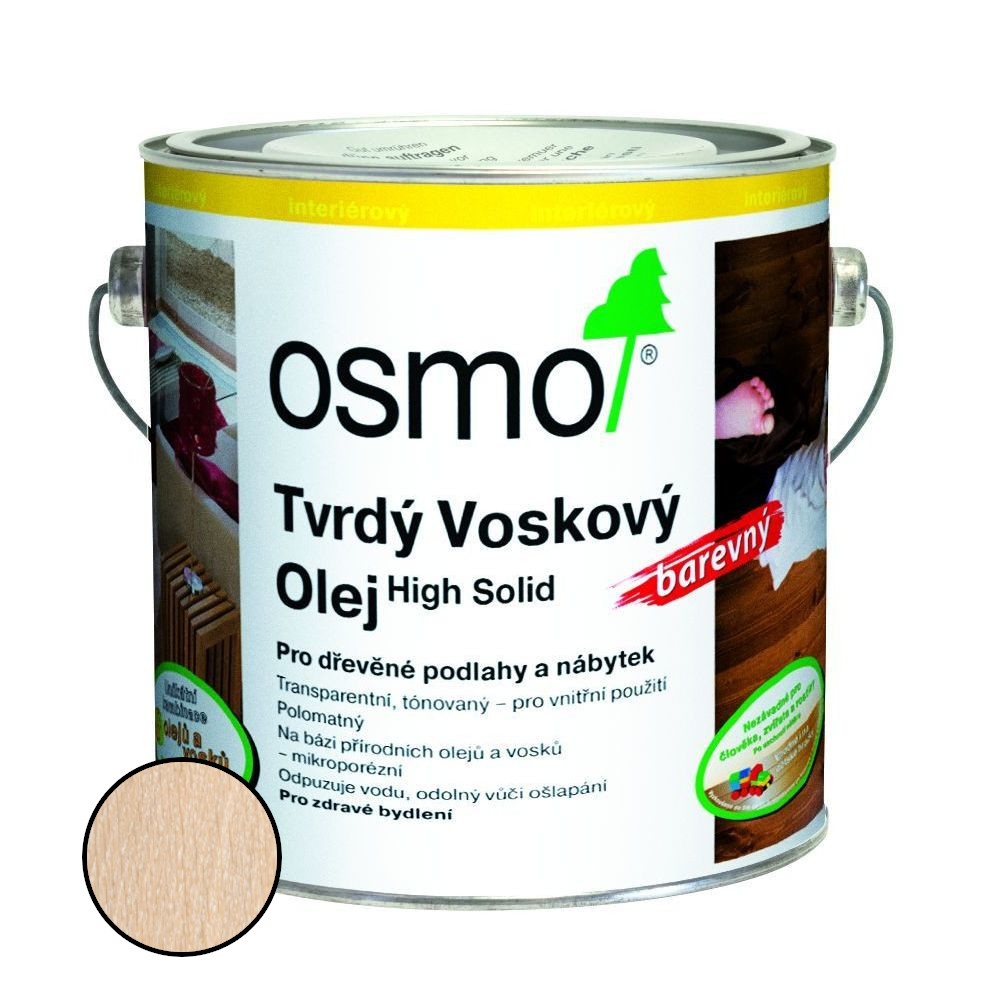 Olej tvrdý voskový Osmo 3040 bílý 0