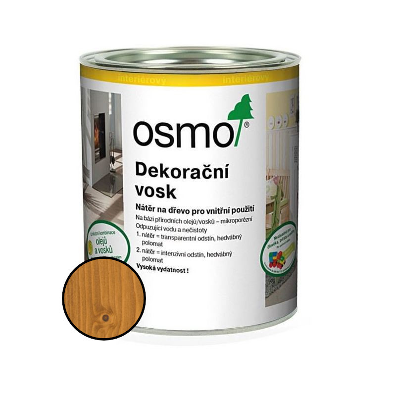 Vosk dekorační Osmo 3123 zlatý javor 0