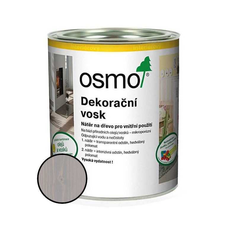 Vosk dekorační Osmo 3119 hedvábně šedý 0