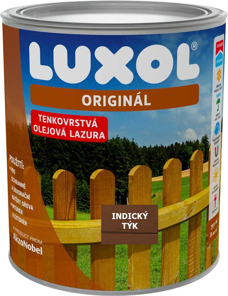 Lazura na dřevo Luxol Originál indický týk 4