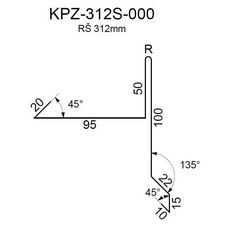 Závětrná lišta RS312SS FeZn 0