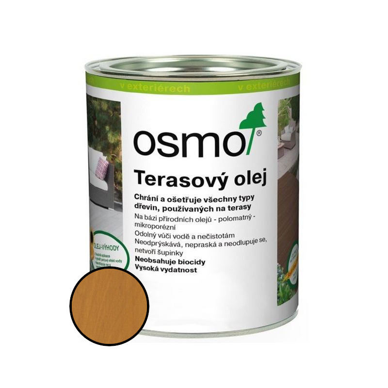 Olej terasový Osmo 013 garapa 0