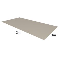 Tabule VIPLANYL z poplastovaného plechu 2x1 mL 60/720 (šedomodrá – RAL 7031) D PLAST