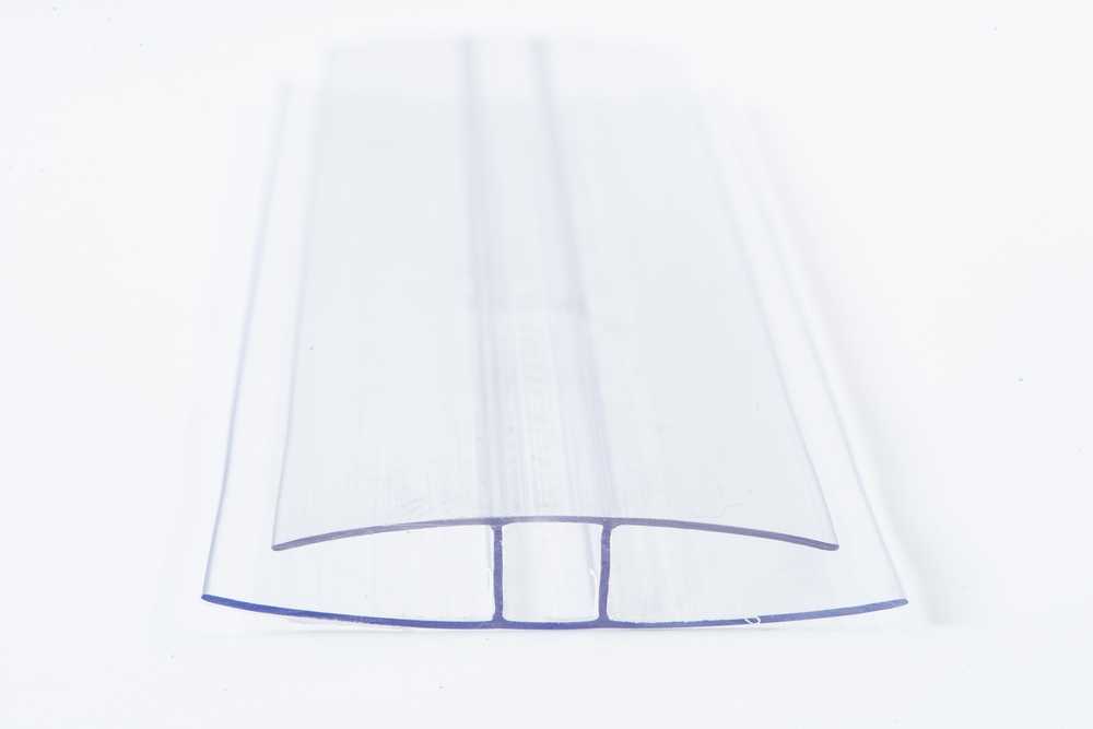 Polykarbonátový profil spojovací tvaru H rozteč 8mm délka 6m ARLA PLAST