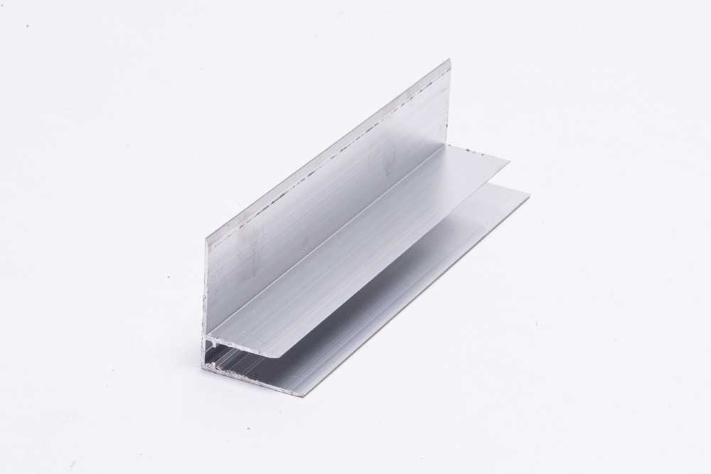 Ukončovací F hliníkový profil pro polykarbonátové desky 10mm