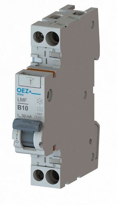 Chránič proudový s jištěním OEZ LMF-10B-1N-030A