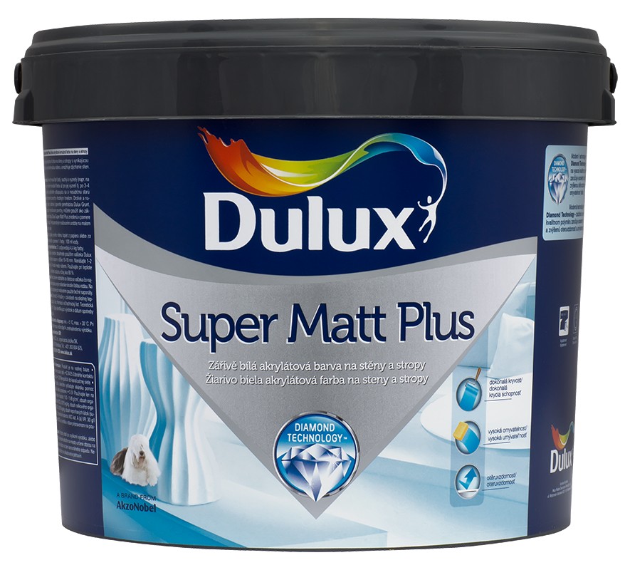 Malířský nátěr DULUX SUPER MATT PLUS 3 l/bal.