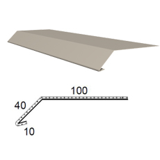 Okapnice z poplastovaného plechu Viplanyl r.š. 150 mm D PLAST