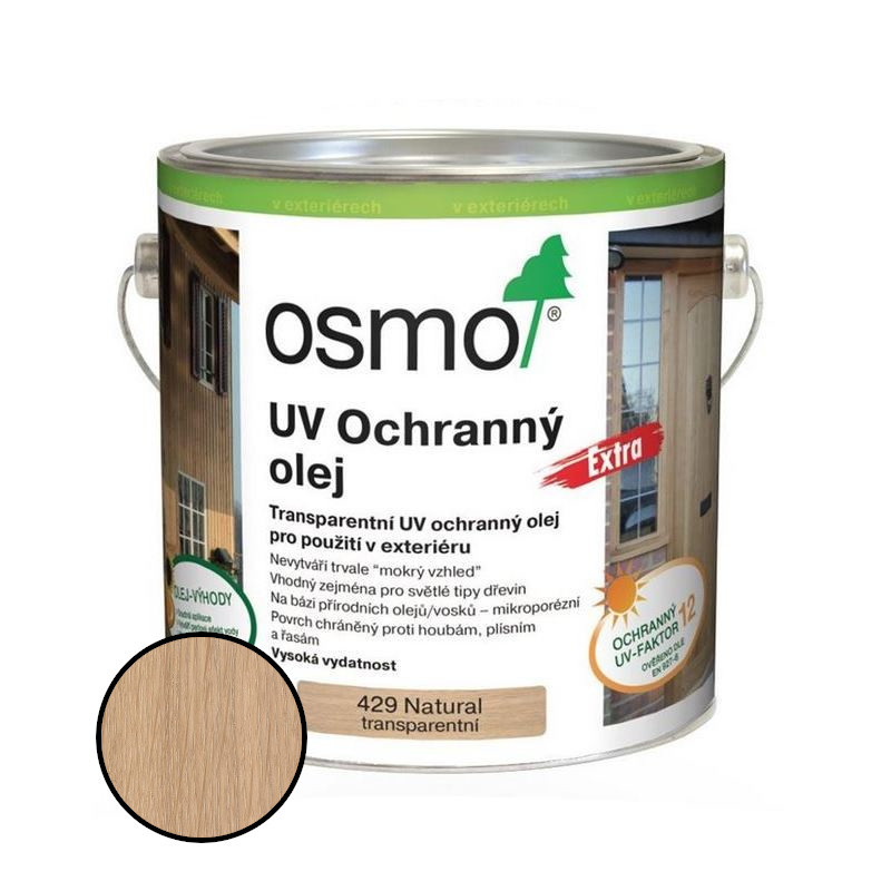 Olej UV ochranný Osmo 429 extra natural