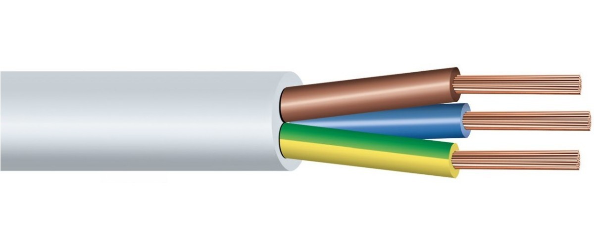 Kabel flexibilní CYSY H05VV-F 2× 1 metráž