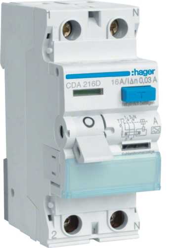 Chránič proudový Hager CDA216D