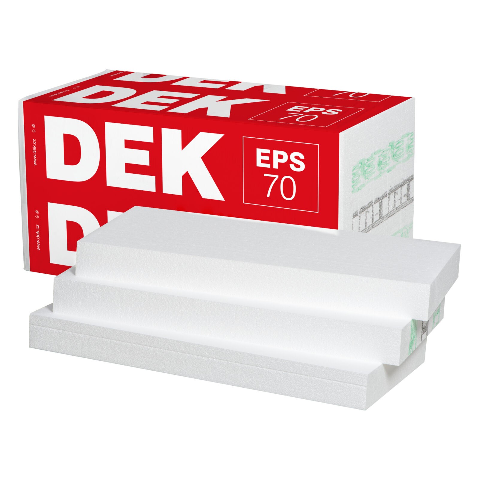 Tepelná izolace DEK EPS 70 F 10 mm (25 m2/bal.) DEK