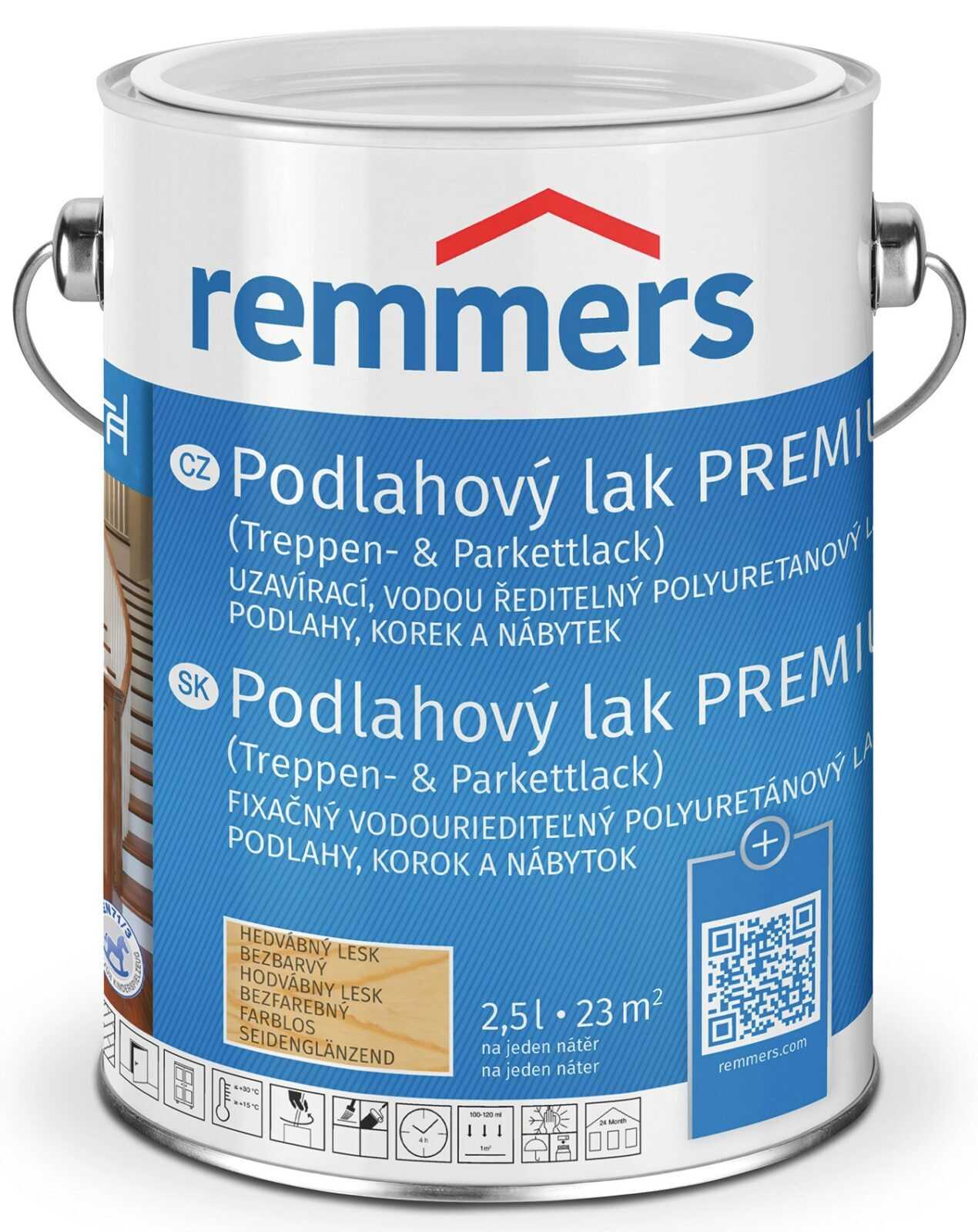 Lak podlahový Remmers Premium bezbarvý 2391 matný