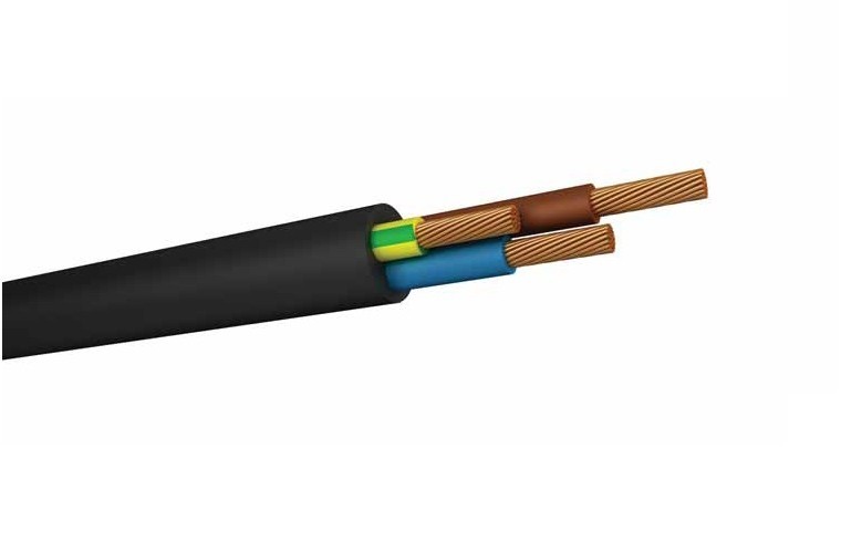 Kabel flexibilní pryžový H05RR-F 3G2