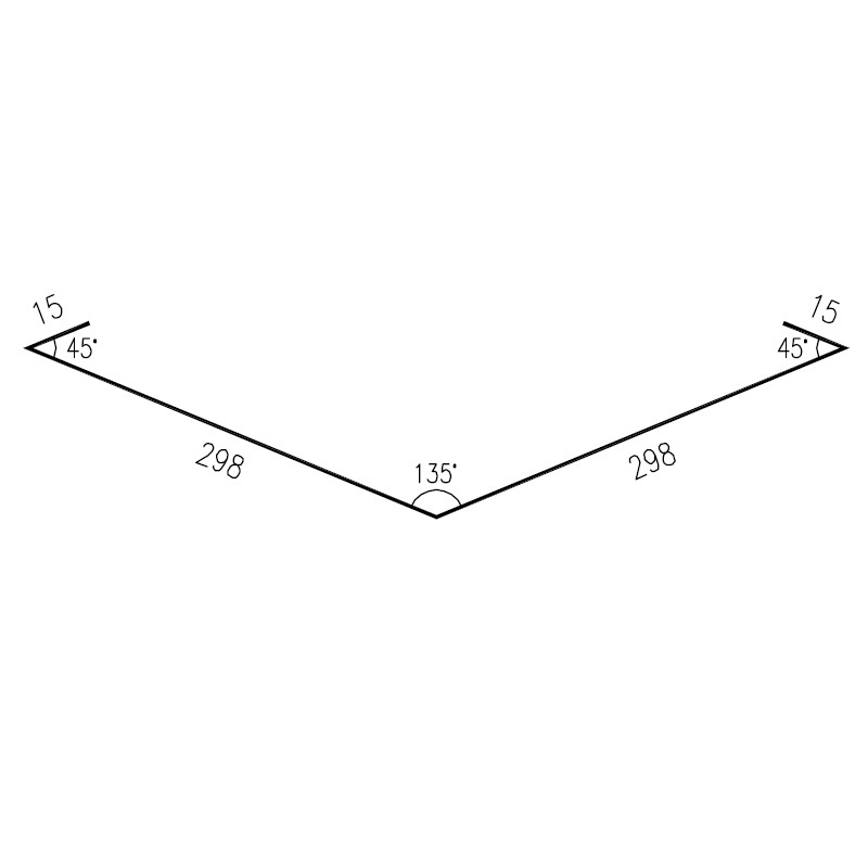 Úžlabí RS625S-135 SP25 RAL3009 0