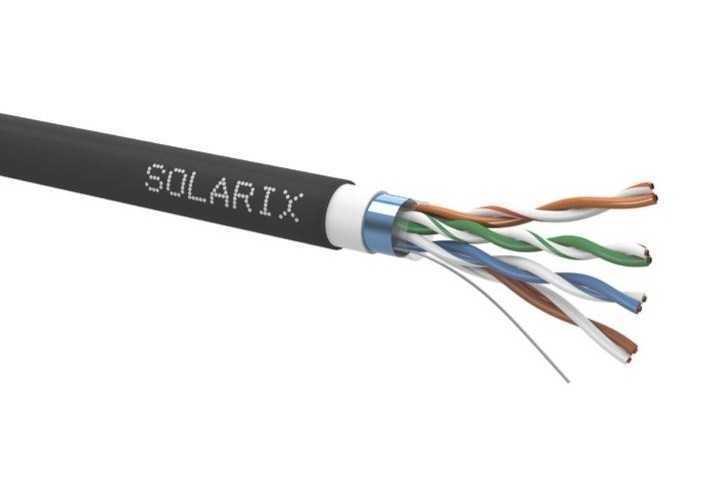 Kabel instalační Solarix CAT5e FTP stíněný PE metráž Solarix