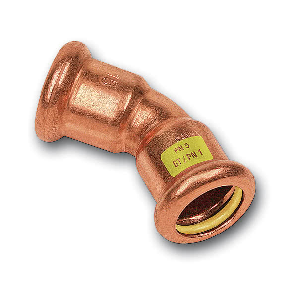 Lisovací oblouk 45° SanhaPress Gas Cu 18 FF 10041