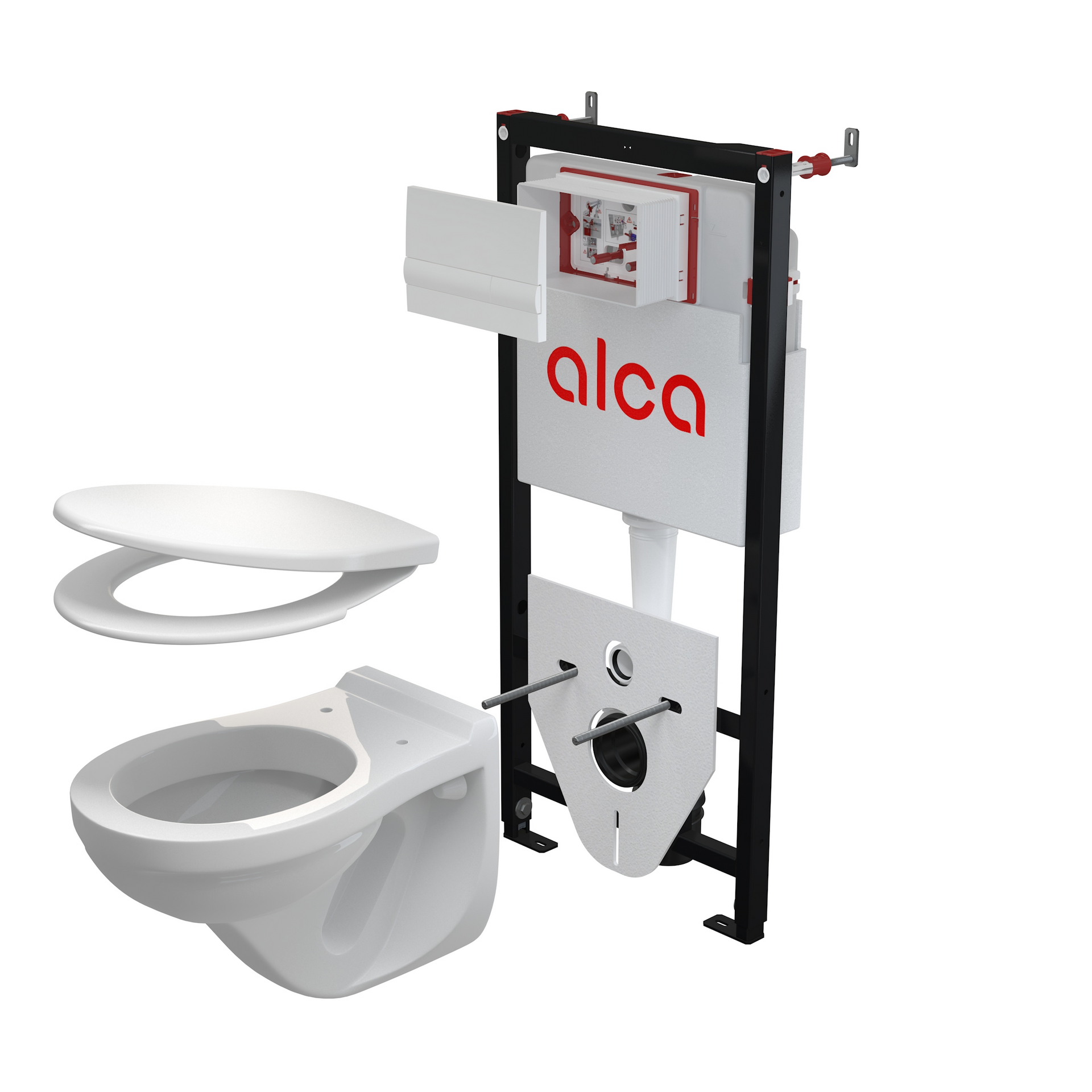Set 5v1 pro závěsné WC Alca Sádromodul AM101/1120 WC Alca ALCA PLAST