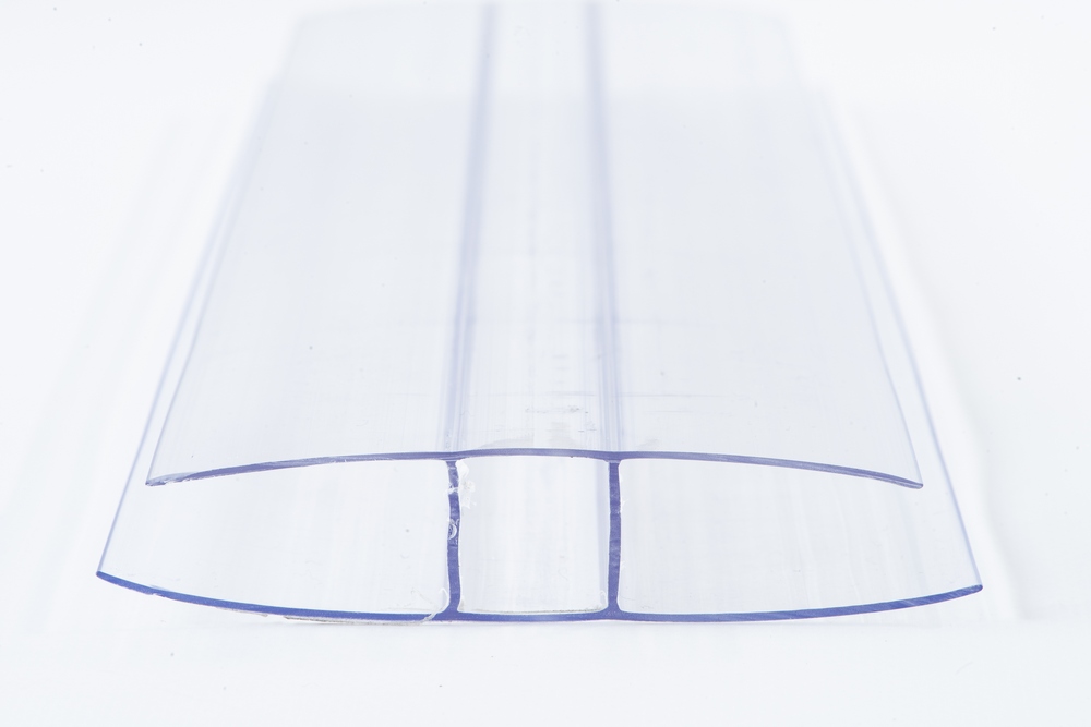 Polykarbonátový profil spojovací tvaru H rozteč 16mm délka 6m ARLA PLAST