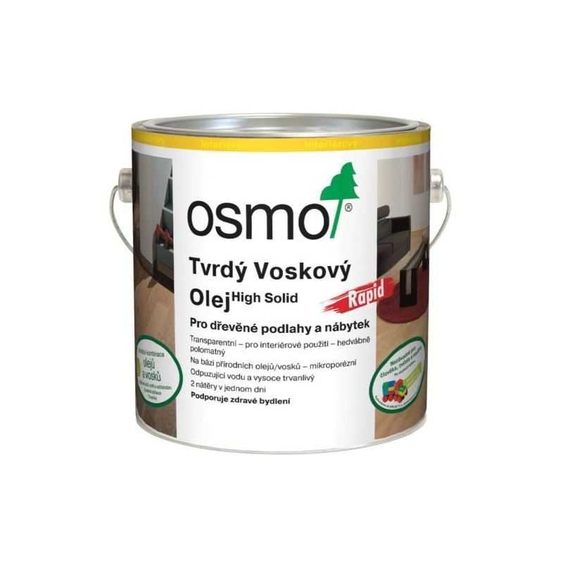 Olej tvrdý voskový Osmo Rapid 3262 bezbarvý 0