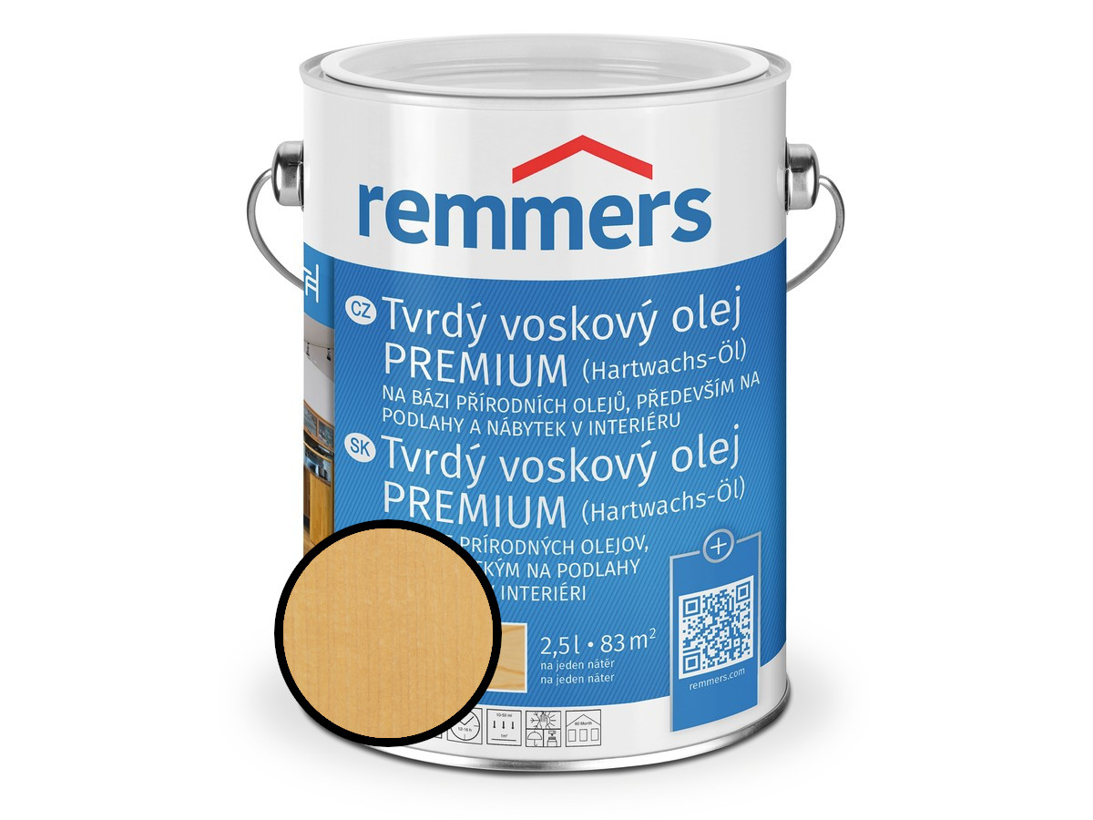 Olej tvrdý voskový Remmers Premium 1363 hemlock 0