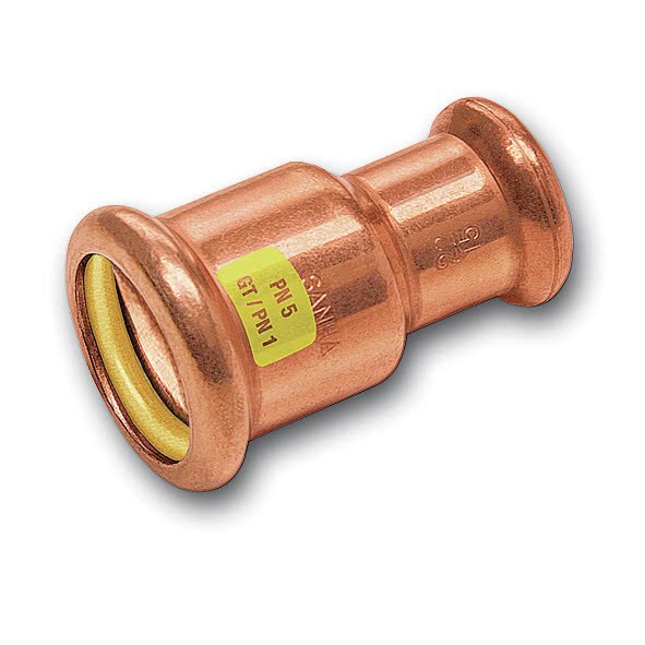 Lisovací nátrubek redukovaný Sanha Press Gas Cu 28x22 10240