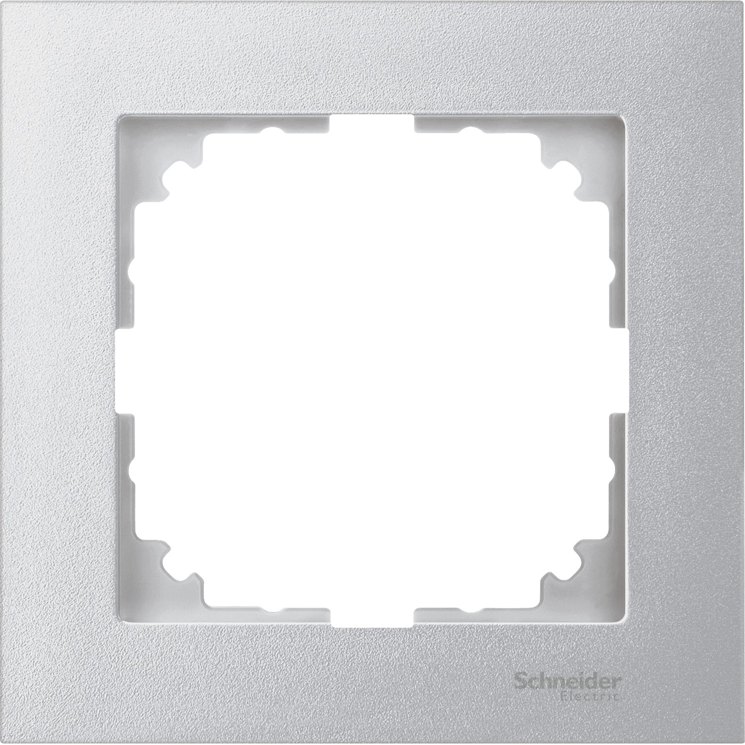 Rámeček Schneider Merten M-Pure jednonásobný aluminium Schneider