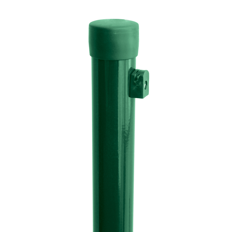 Sloupek kulatý Ideal Zn + PVC s příchytkou zelený průměr 38 mm výška 2
