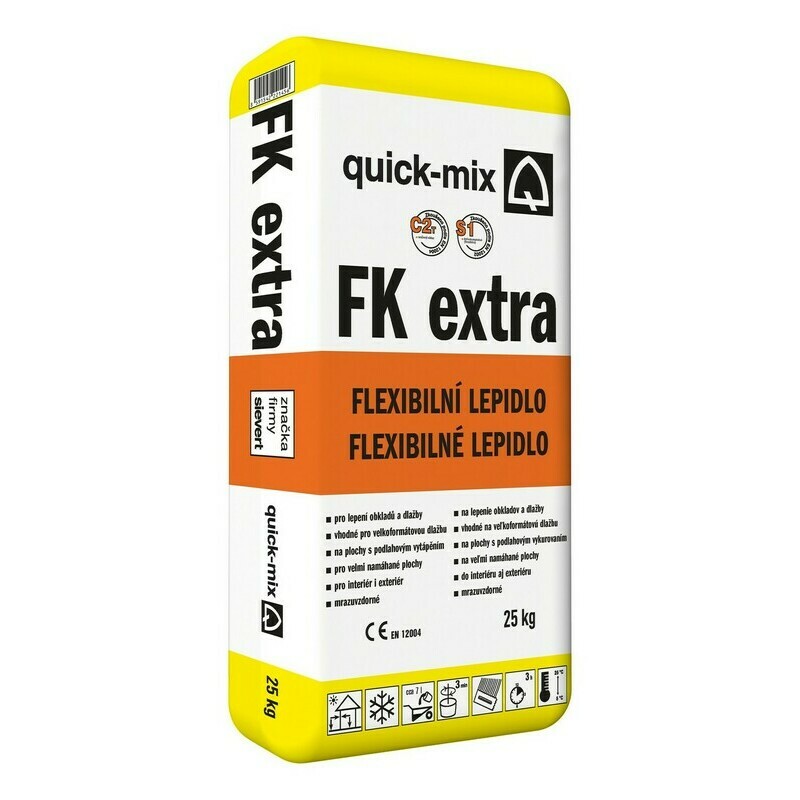 Lepidlo cementové C2T S1 Sakret/Quick-mix FK extra 25 kg Quick-mix