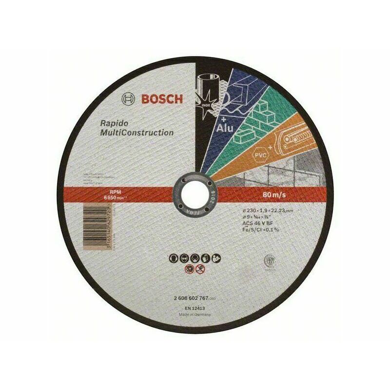 Kotouč řezný Bosch Rapido Multi Construction 230×1