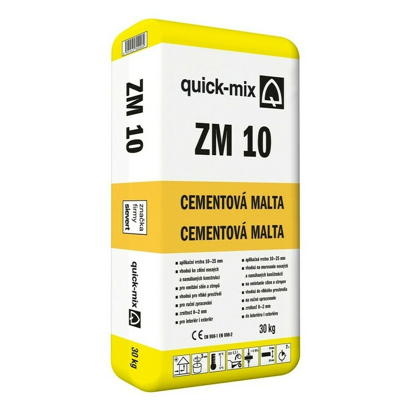 Malta cementová Sakret/Quick-mix ZM 10 30 kg Quick-mix