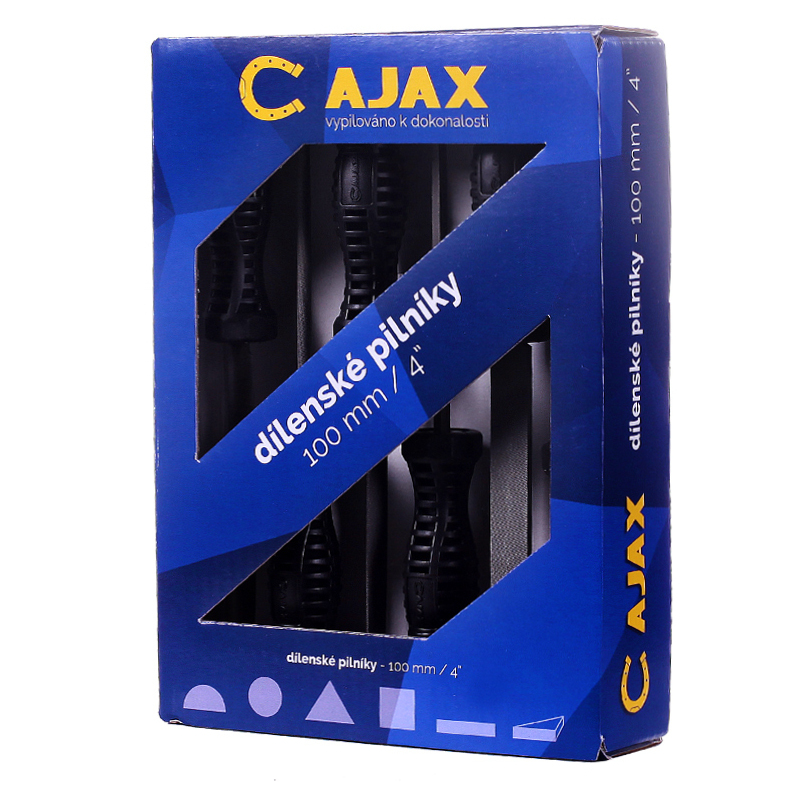 Sada pilníků AJAX 100 mm 6 ks AJAX
