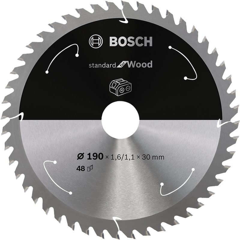 Kotouč pilový Bosch Standard for Wood AKU 190×30×1
