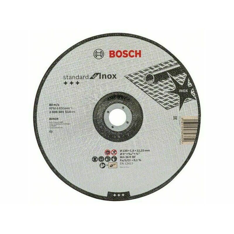 Kotouč řezný Bosch Standard for Inox 230×1