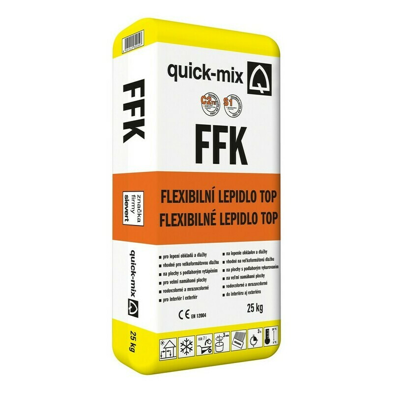 Lepidlo cementové C2TE S1 Sakret/Quick-mix FFK top 25 kg Quick-mix