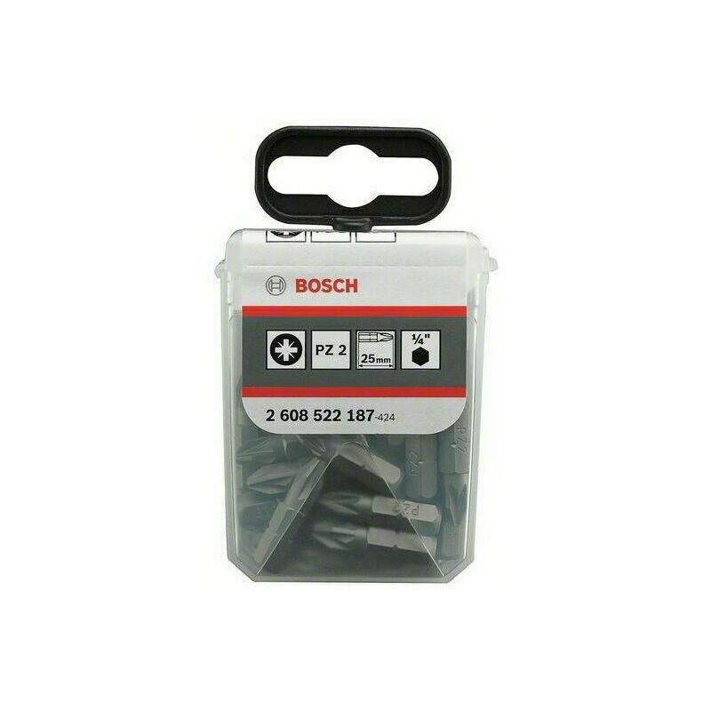 Bit šroubovací Bosch Extra-Hart PZ2 25 mm 25 ks BOSCH
