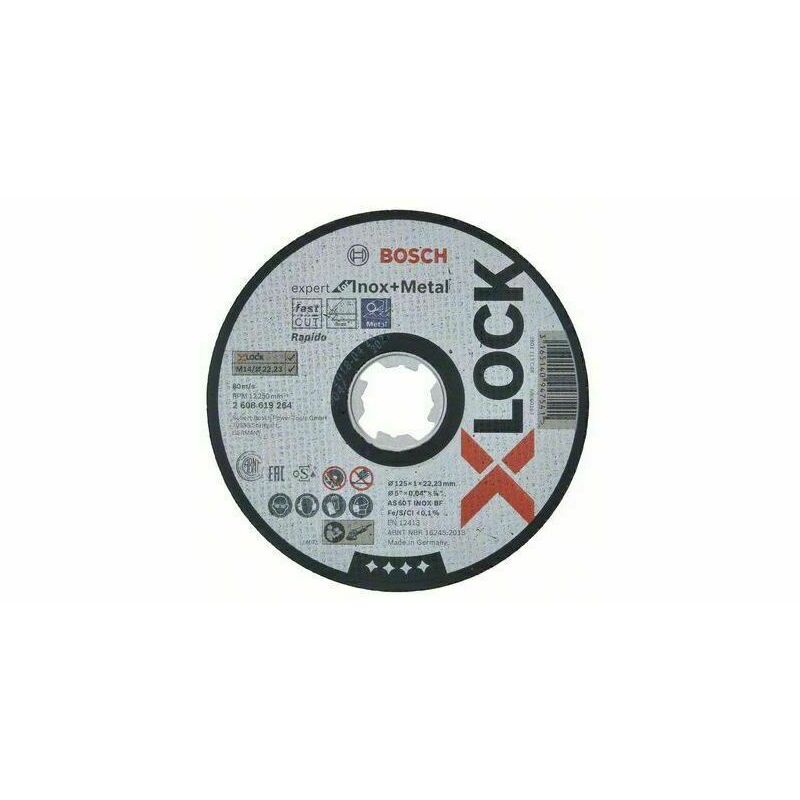 Kotouč řezný Bosch Expert for Inox+Metal X-L 125×1 mm BOSCH
