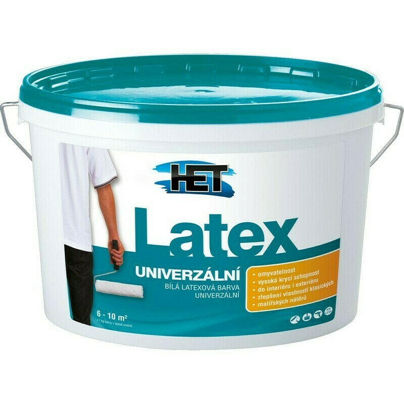 Barva latexová HET Latex univerzální bílý