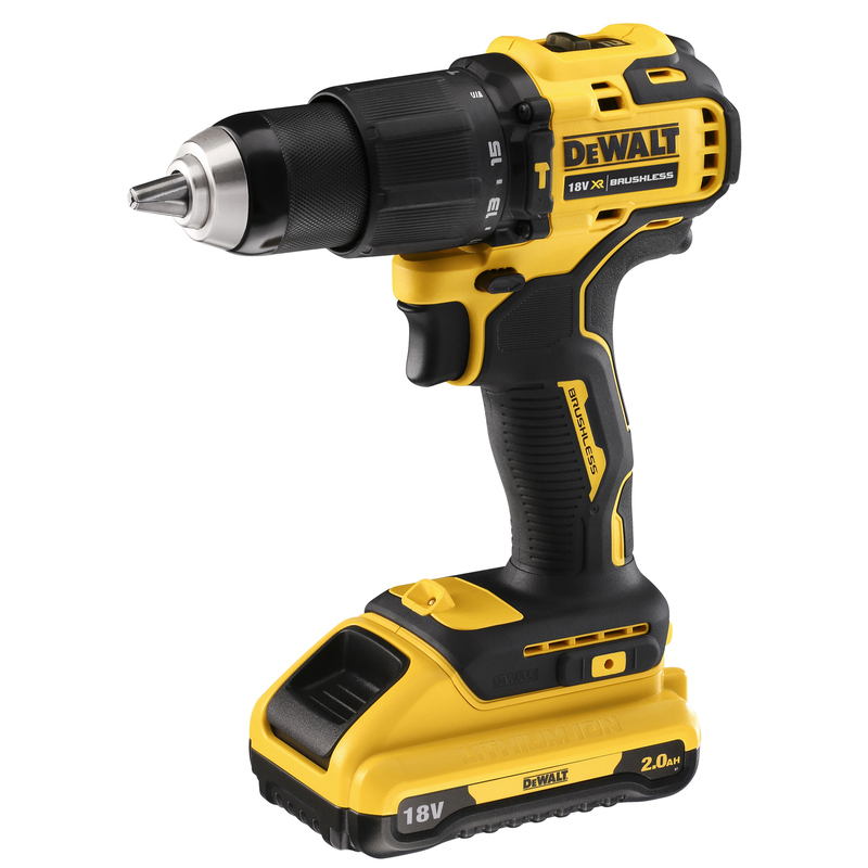 Šroubovák vrtací s příklepem AKU DeWALT DCD709D2T DEWALT